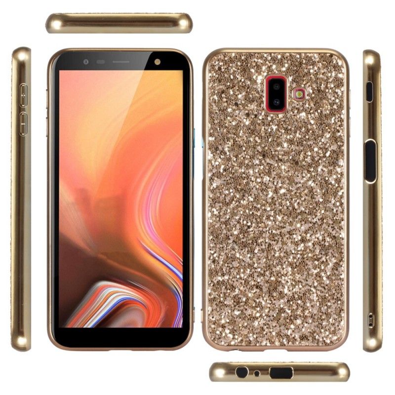 Cover Samsung Galaxy J6 Plus Rød Jeg Er Glitter