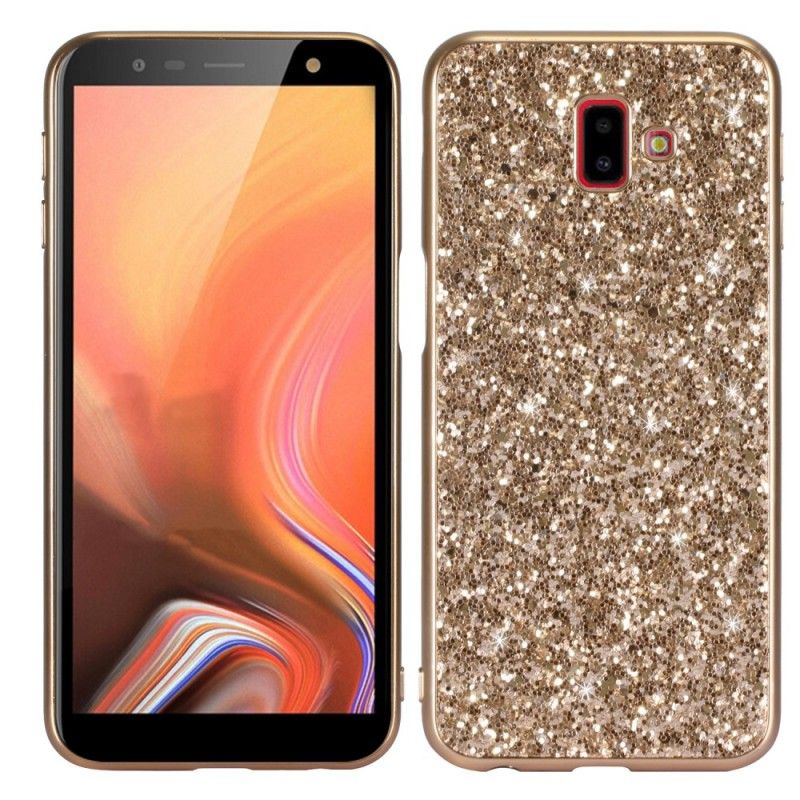 Cover Samsung Galaxy J6 Plus Rød Jeg Er Glitter