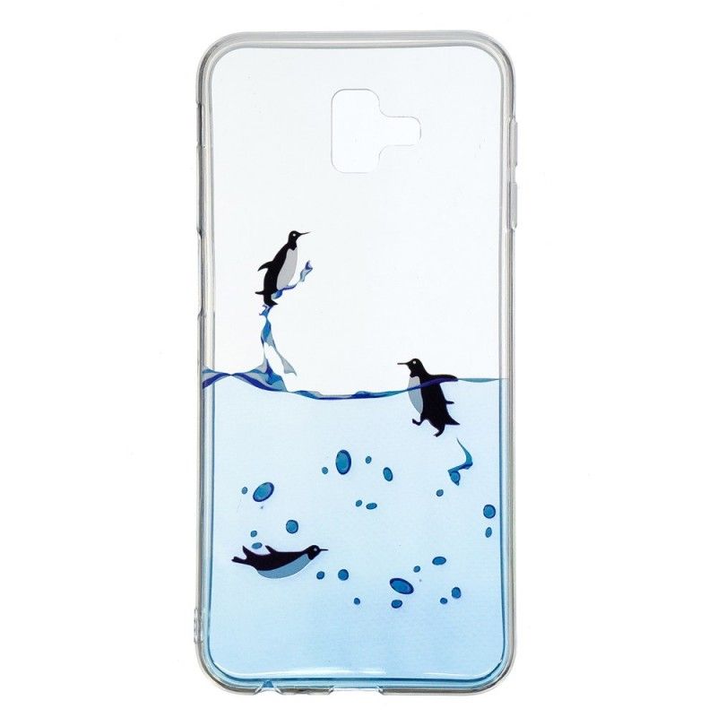 Cover Samsung Galaxy J6 Plus Spil Pingviner Beskyttelse