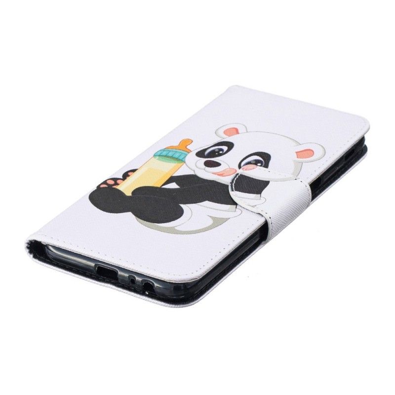 Flip Cover Læder Samsung Galaxy J6 Plus Baby Panda Original