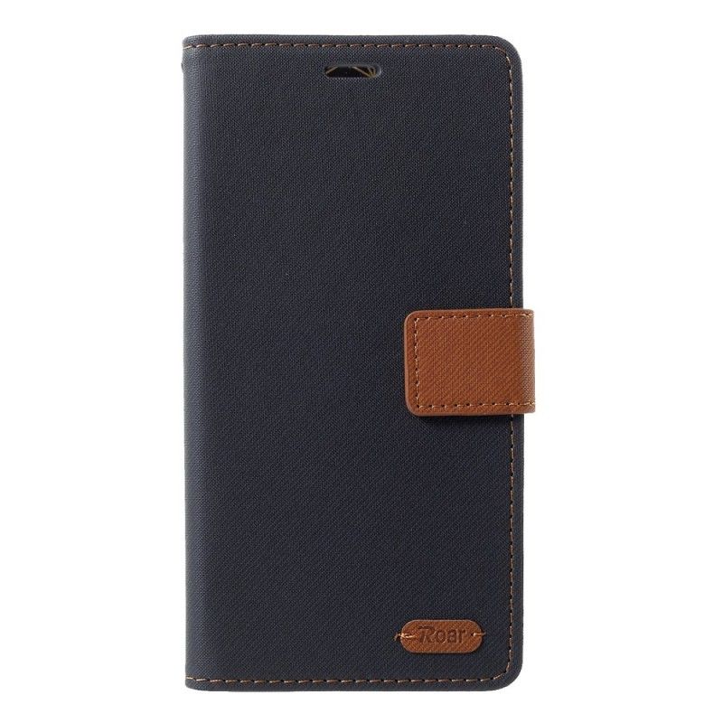 Flip Cover Samsung Galaxy J6 Plus Sort Mobilcover Tofarvet Brølstof