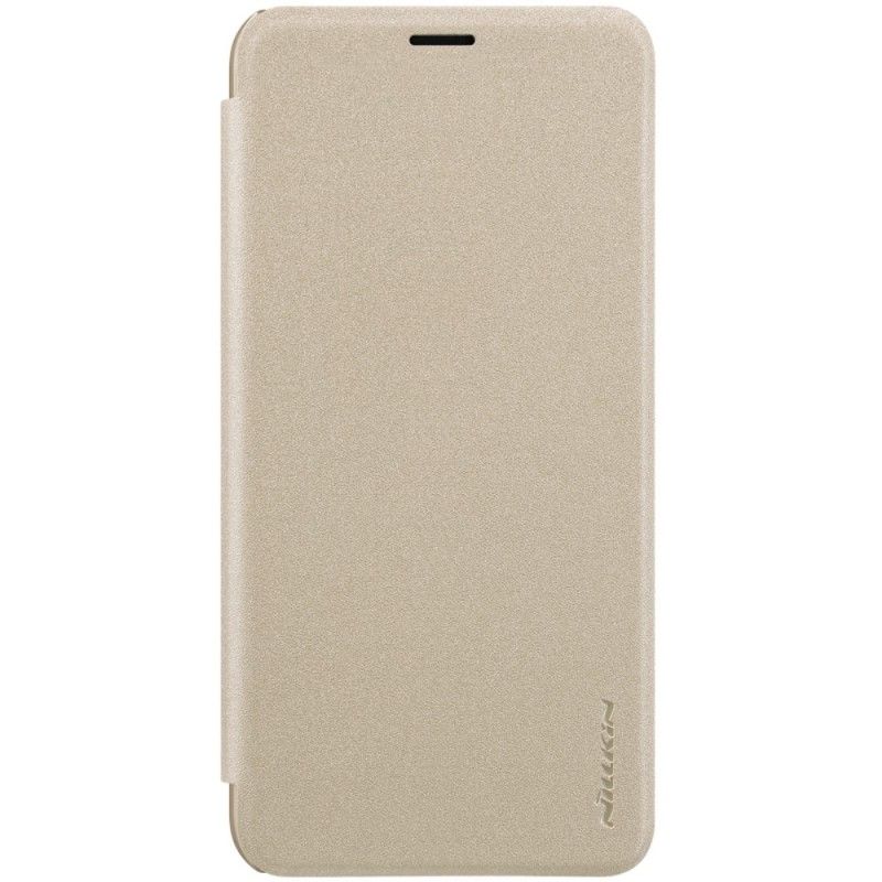 Læder Cover Samsung Galaxy J6 Plus Sort Nillkin Beskyttelse