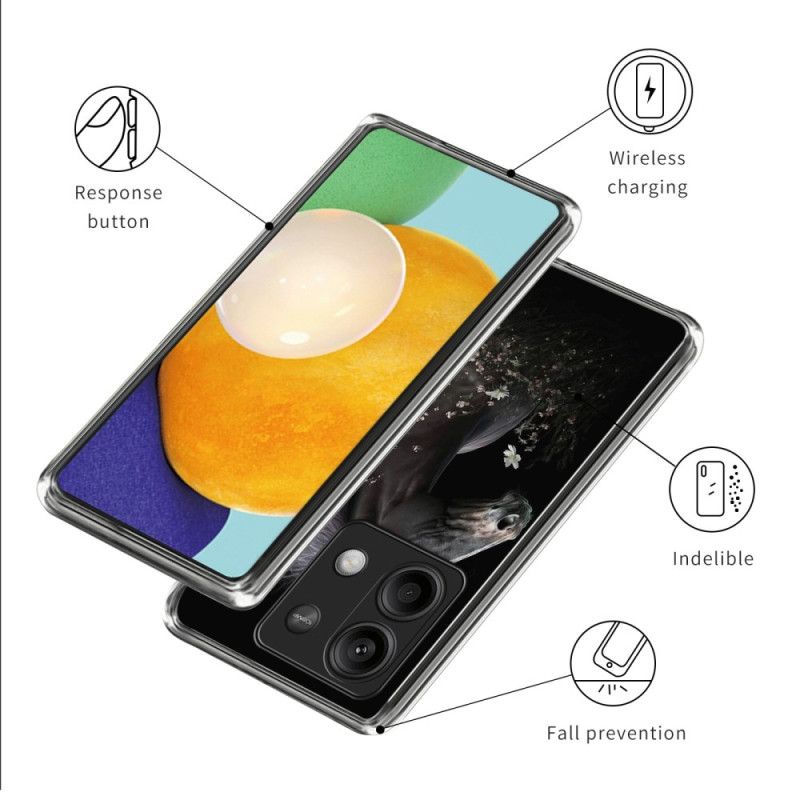 Cover Til Xiaomi Redmi Note 13 5g Hest Og Blomster