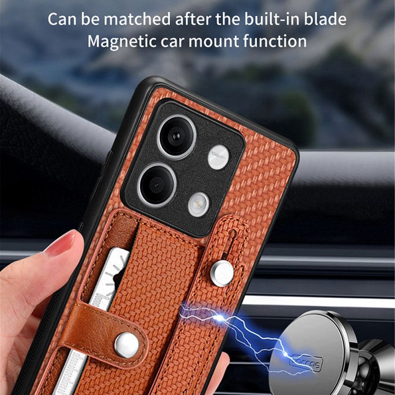 Cover Xiaomi Redmi Note 13 5g Kortholder Og Rem