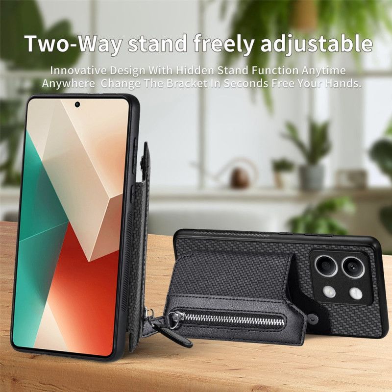 Cover Xiaomi Redmi Note 13 5g Møntpung Med Lynlås