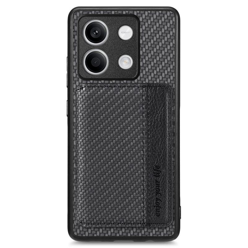 Cover Xiaomi Redmi Note 13 5g Telefon Etui Carbon Fiber Texture Card Holder