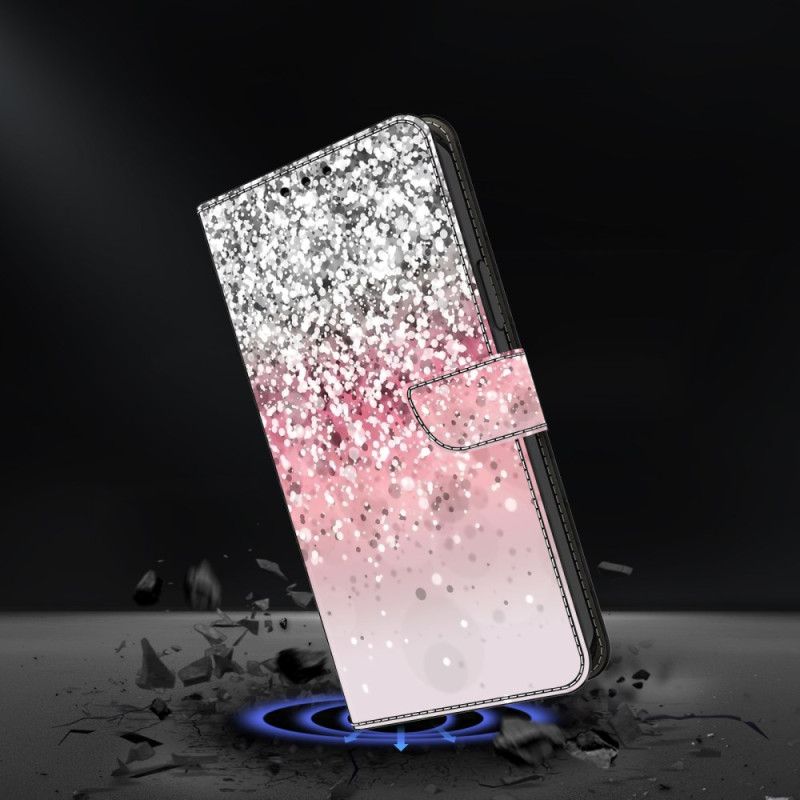 Flip Cover Til Xiaomi Redmi Note 13 5g Gradient Glitter