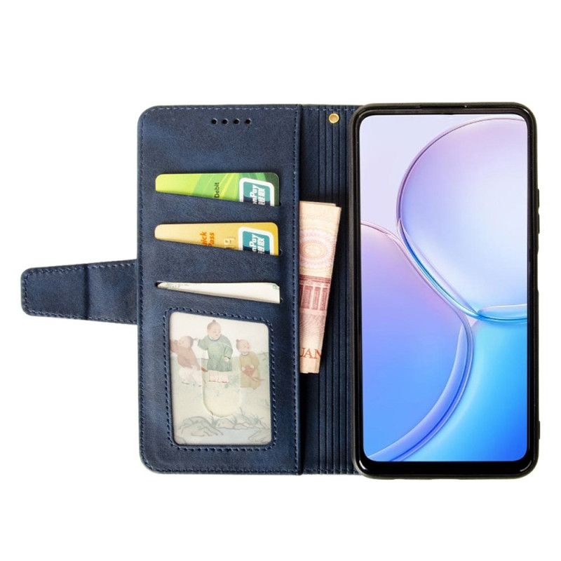 Flip Cover Til Xiaomi Redmi Note 13 5g Idewei Geometriske Linjer