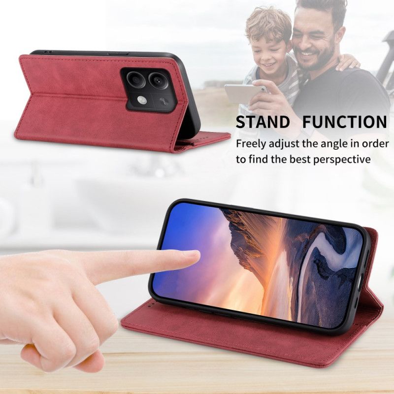 Flip Cover Til Xiaomi Redmi Note 13 5g Klassisk Stil