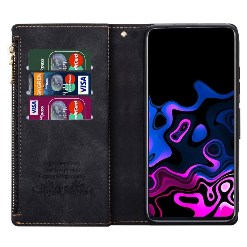 Flip Cover Til Xiaomi Redmi Note 13 5g Multifunktionslinjer