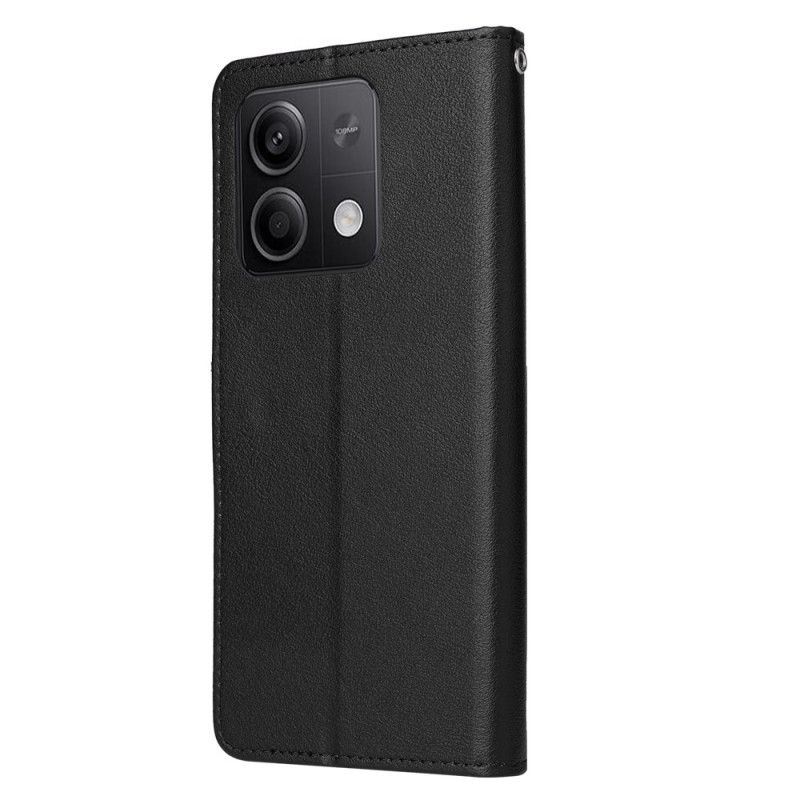 Flip Cover Xiaomi Redmi Note 13 5g Almindelig Med Rem