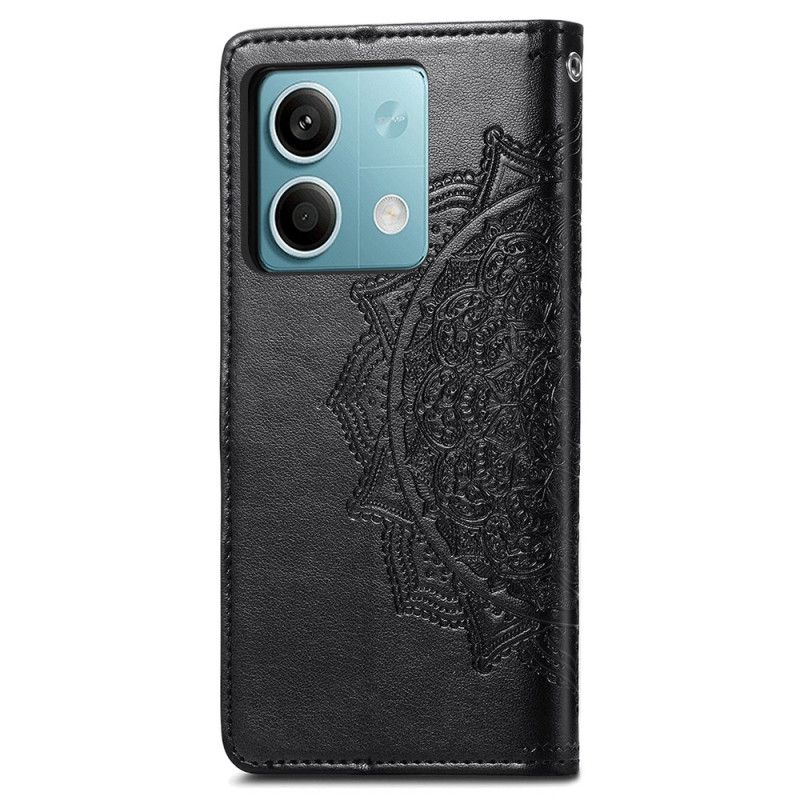 Flip Cover Xiaomi Redmi Note 13 5g Barok Mandala Med Rem