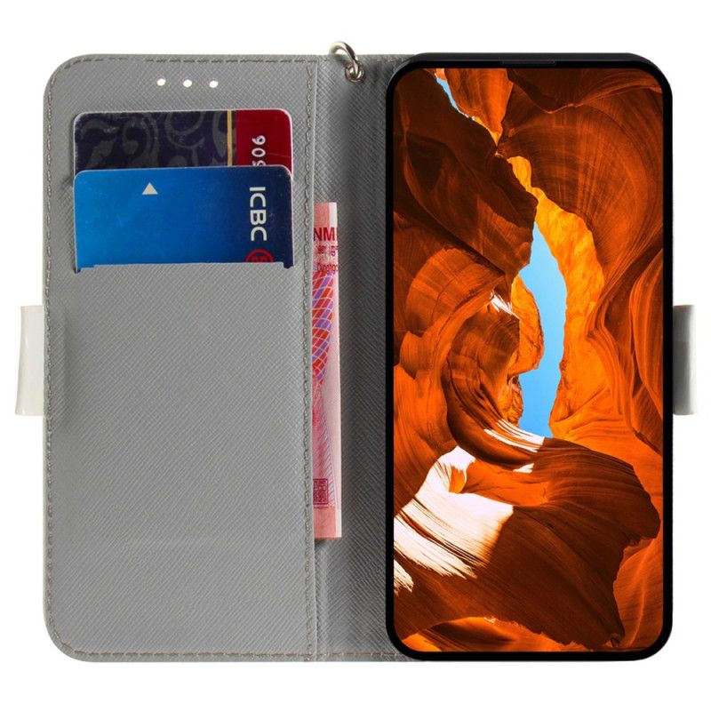 Flip Cover Xiaomi Redmi Note 13 5g Fastspændt Mops