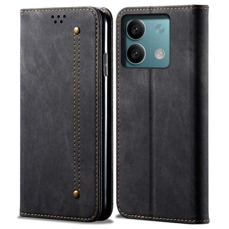 Flip Cover Xiaomi Redmi Note 13 5g Jeans Stof