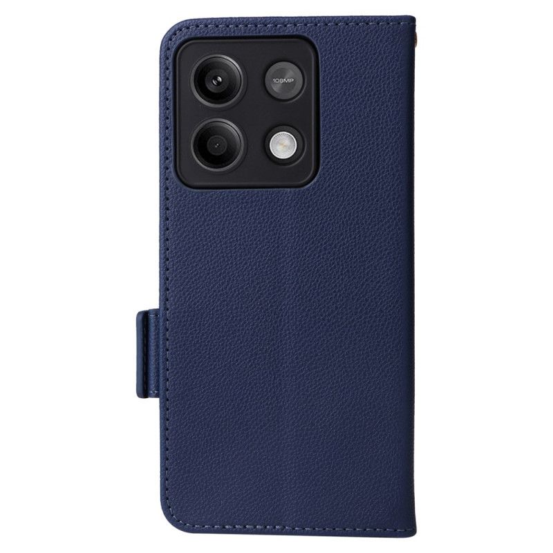 Læder Cover Xiaomi Redmi Note 13 5g Med Strap Wallet