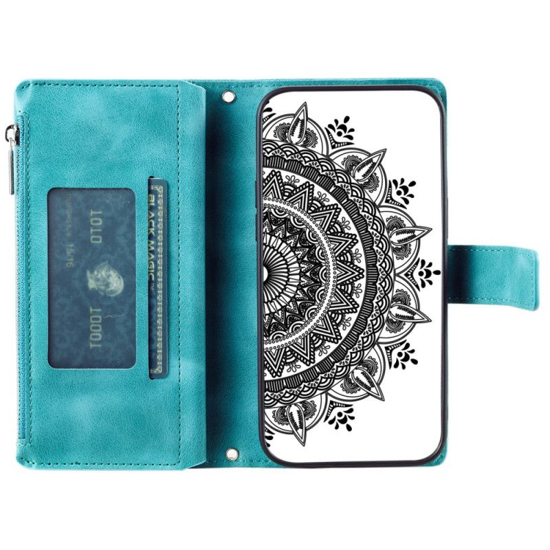 Læder Cover Xiaomi Redmi Note 13 5g Telefon Etui Mandala Lædereffekt Pung Med Rem