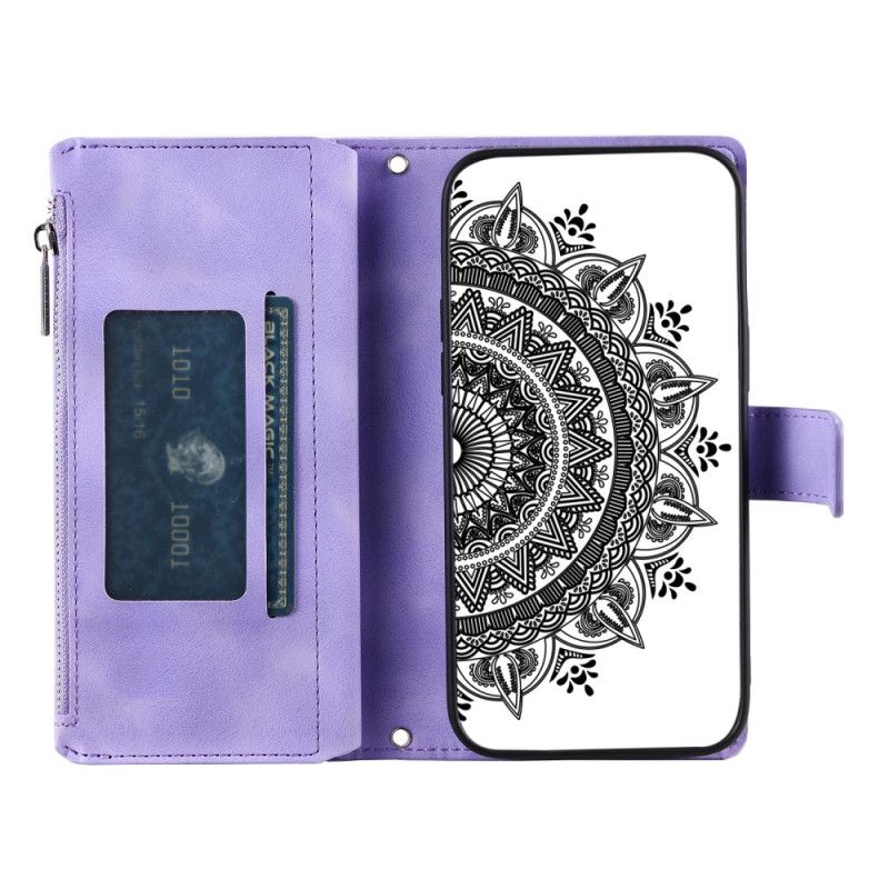 Læder Cover Xiaomi Redmi Note 13 5g Telefon Etui Mandala Stroppung