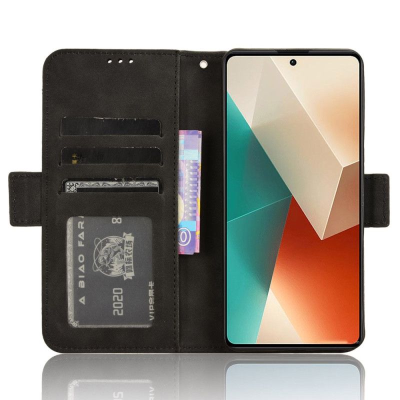 Læder Cover Xiaomi Redmi Note 13 5g Telefon Etui Multikort