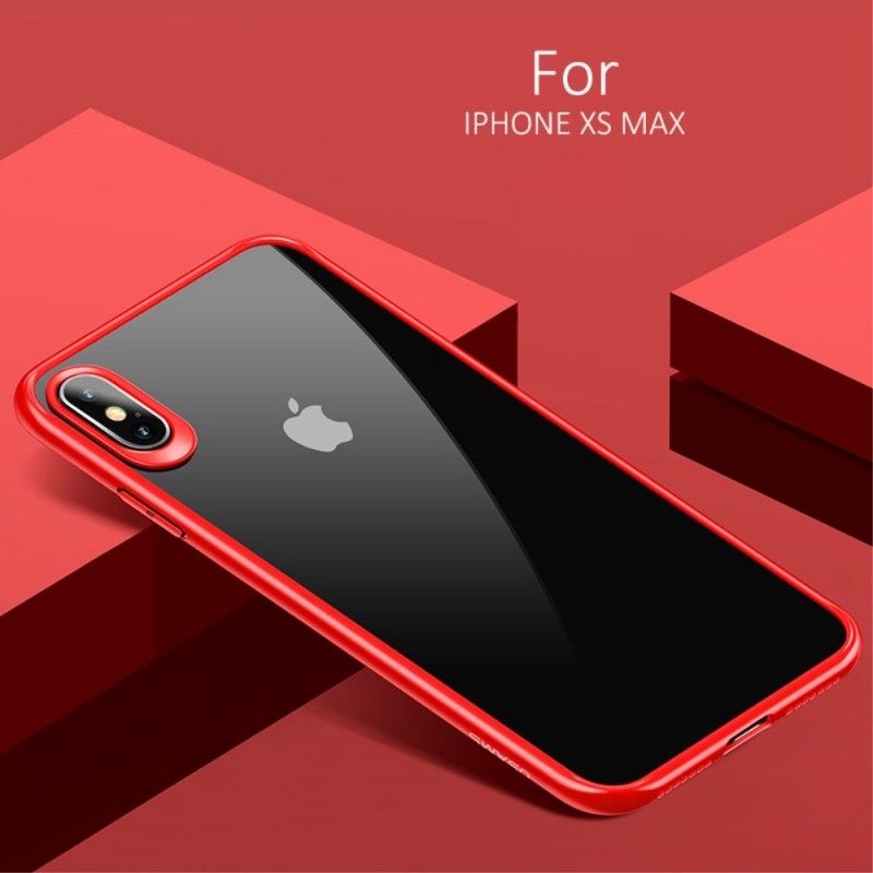 Cover for iPhone XS Max Rød Usams Mant-Serie