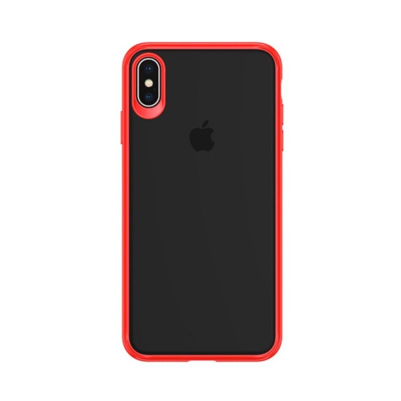 Cover for iPhone XS Max Rød Usams Mant-Serie