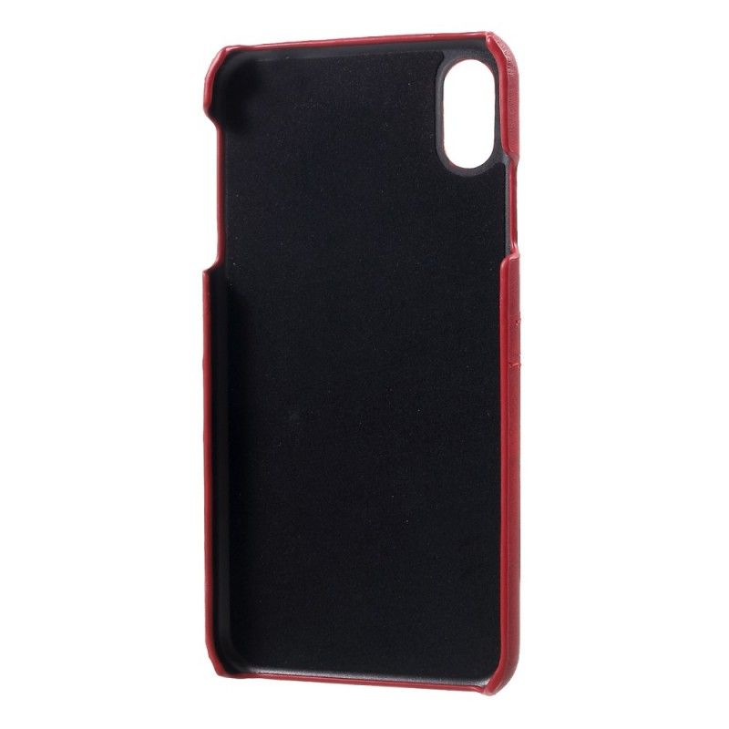 Cover for iPhone XS Max Sort Kortholder