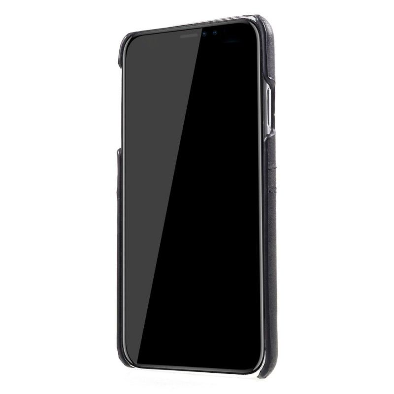 Cover for iPhone XS Max Sort Kortholder