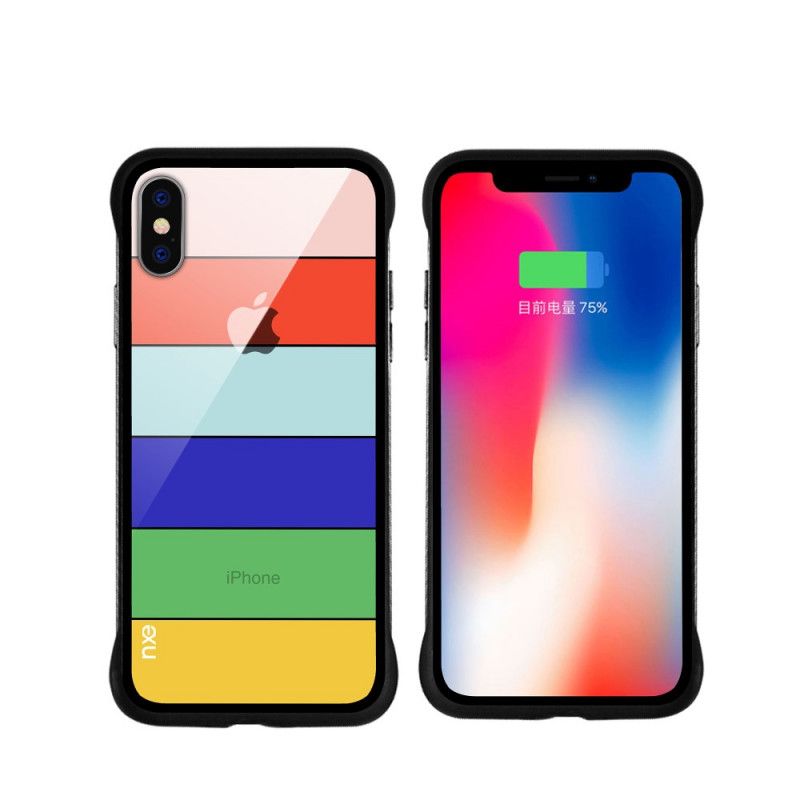 Cover iPhone XS Max Gul Nxe Regnbue-Serie Beskyttelse