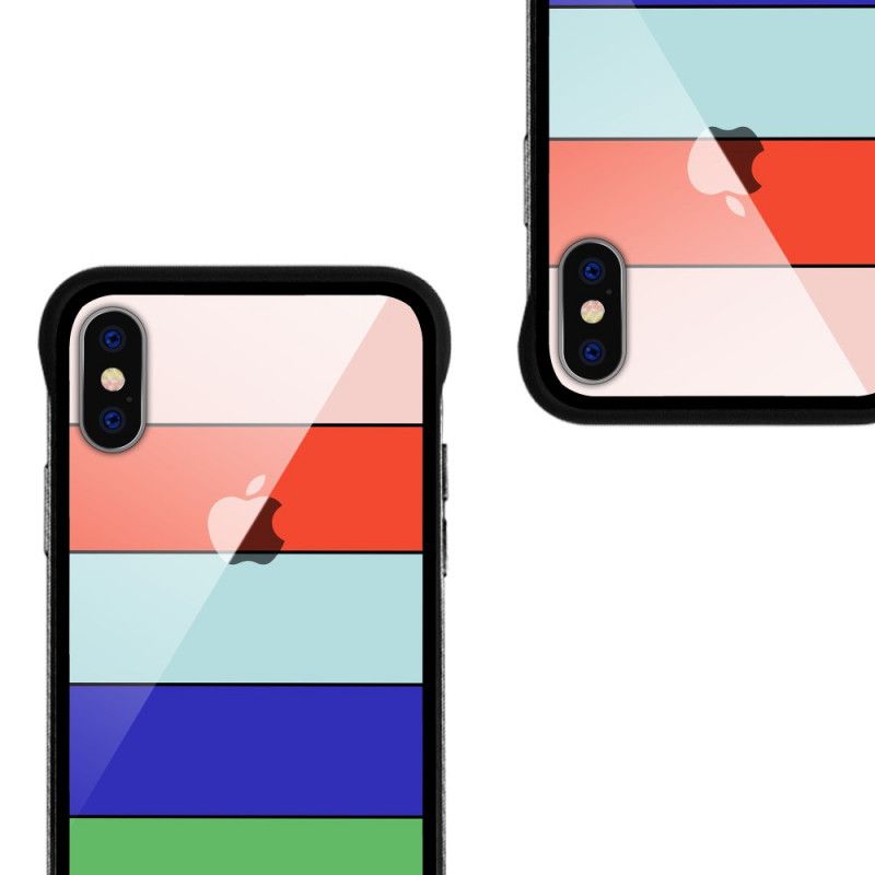 Cover iPhone XS Max Gul Nxe Regnbue-Serie Beskyttelse