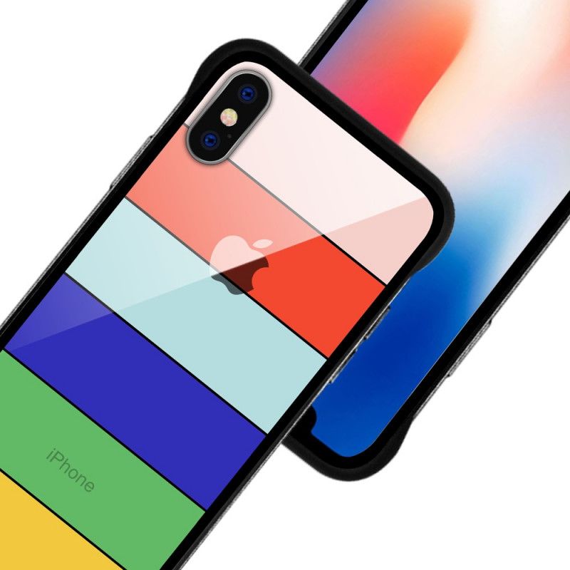 Cover iPhone XS Max Gul Nxe Regnbue-Serie Beskyttelse