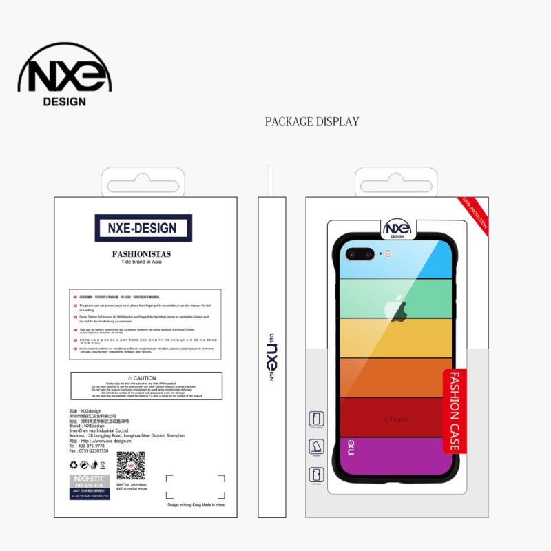 Cover iPhone XS Max Gul Nxe Regnbue-Serie Beskyttelse