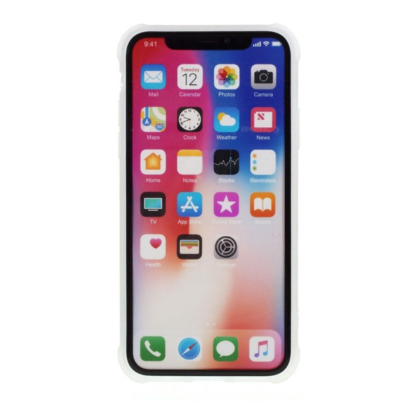 Cover iPhone XS Max Hvid Prangende Geometrisk Marmor