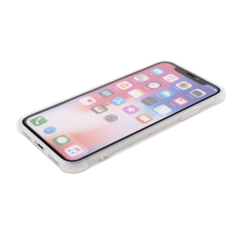 Cover iPhone XS Max Hvid Prangende Geometrisk Marmor