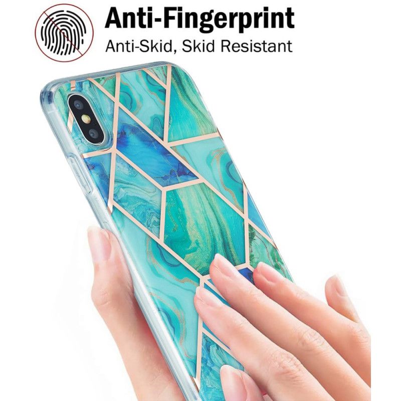 Cover iPhone XS Max Lyserød Marmor Design