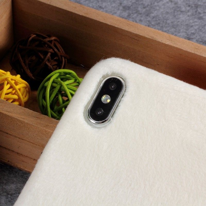 Cover iPhone XS Max Lyserød Pelseffekt