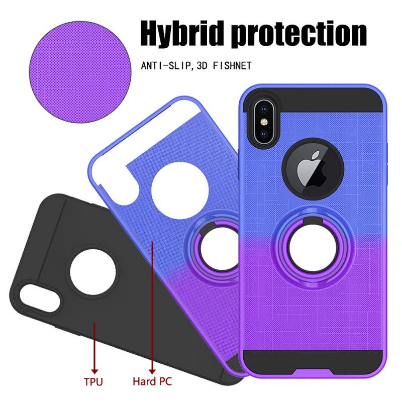 Cover iPhone XS Max Magenta Med Gradientfarvering