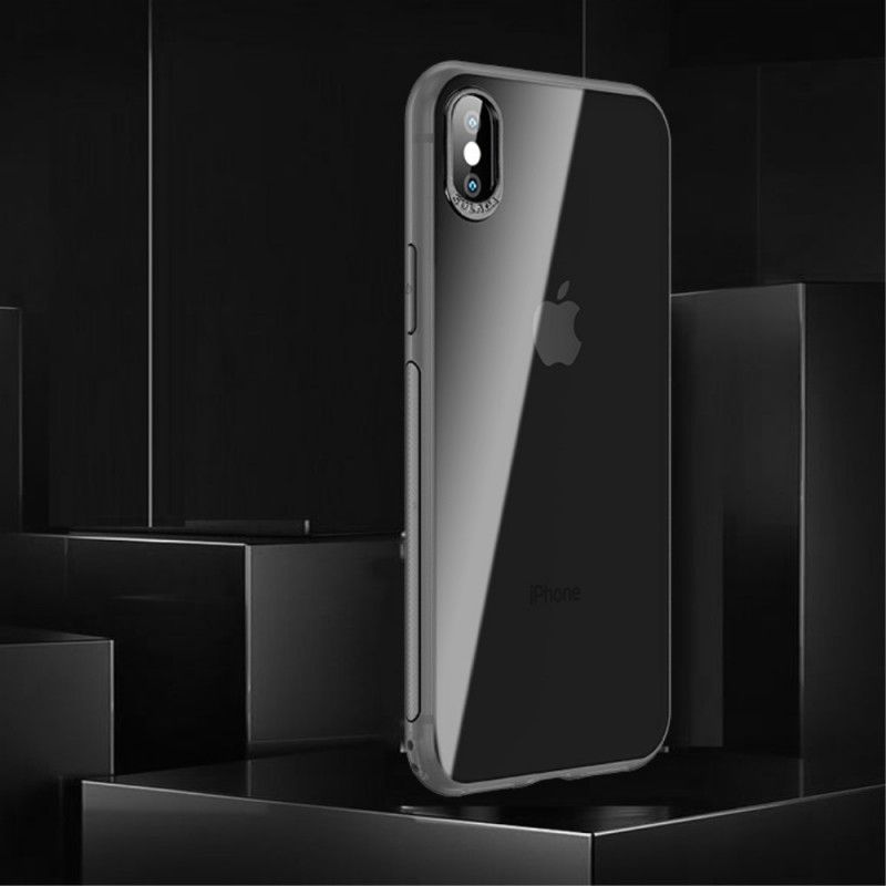 Cover iPhone XS Max Sort Beskyttelsesserie Sulada-Linsebeskyttelse Beskyttelse