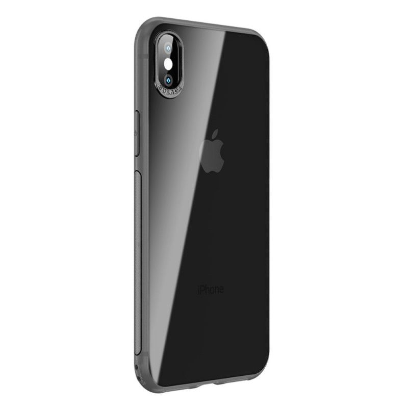 Cover iPhone XS Max Sort Beskyttelsesserie Sulada-Linsebeskyttelse Beskyttelse