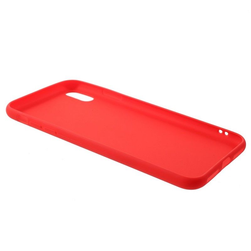 Cover iPhone XS Max Sort Blød Mat Silikone Original