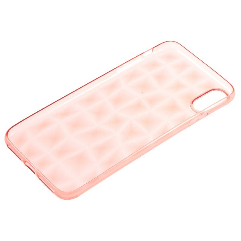 Cover iPhone XS Max Sort Diamanttekstur