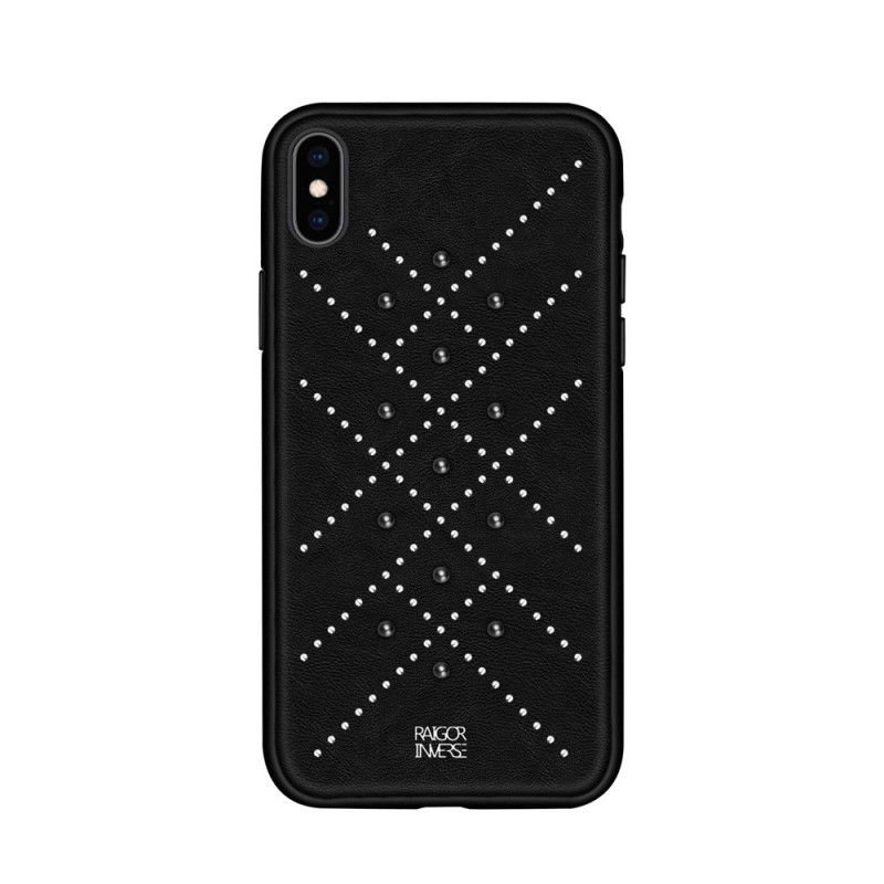 Cover iPhone XS Max Sort Mobilcover Omvendt Raigor Nitter