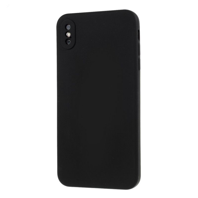 Cover iPhone XS Max Sort Mobilcover Stiv Mattsilikone