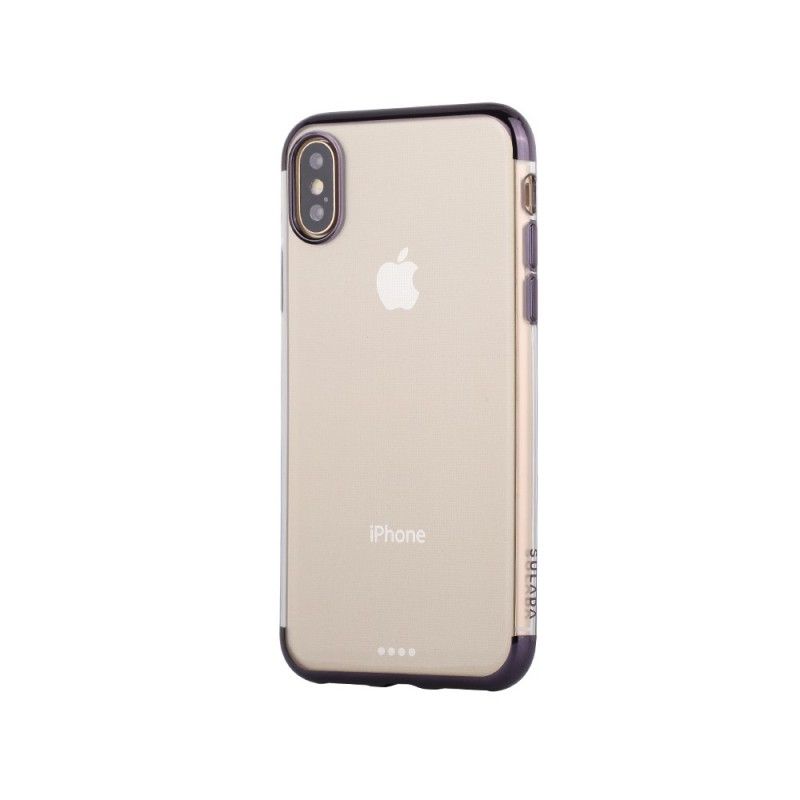 Cover iPhone XS Max Sort Suladakrystal Beskyttelse