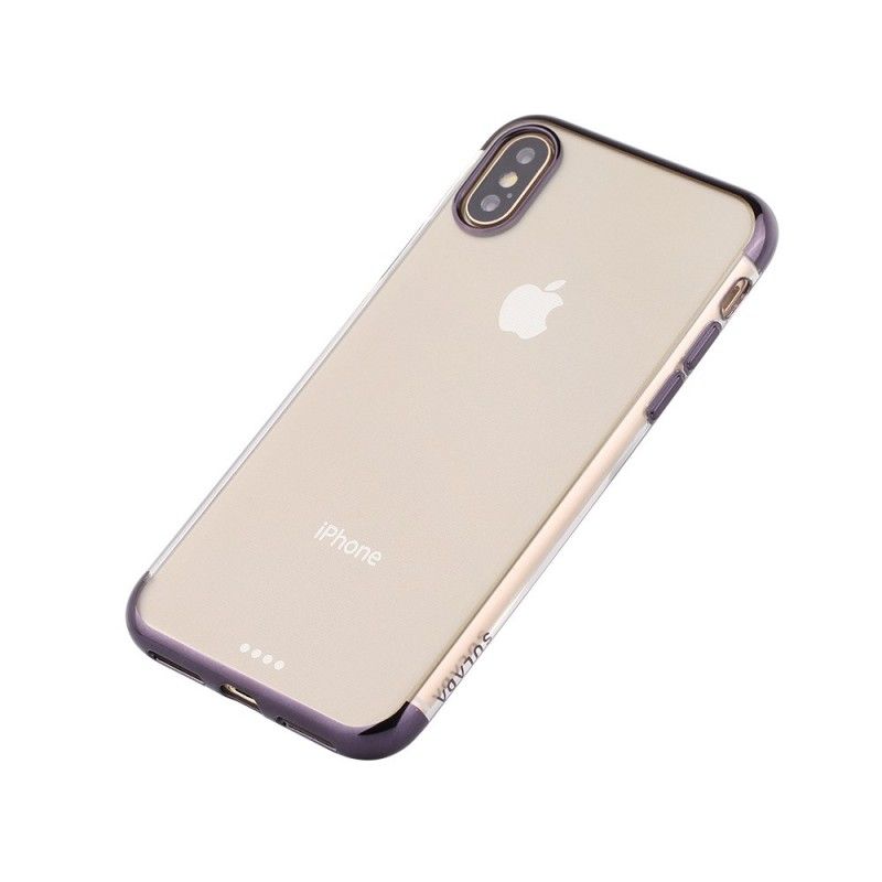 Cover iPhone XS Max Sort Suladakrystal Beskyttelse