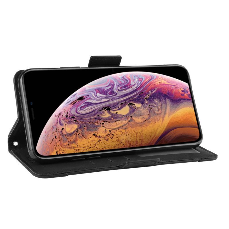 Flip Cover iPhone XS Max Sort Førsteklasses Multi-Kort