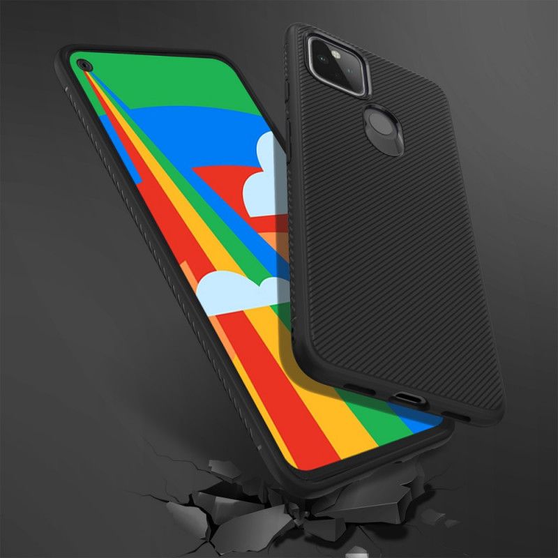 Cover for Google Pixel 5 Sort Jazzserie Twill