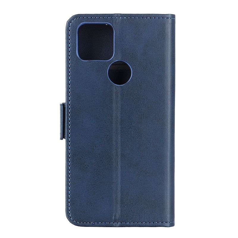 Flip Cover Google Pixel 5 Sort Mobilcover Dobbelt Flap