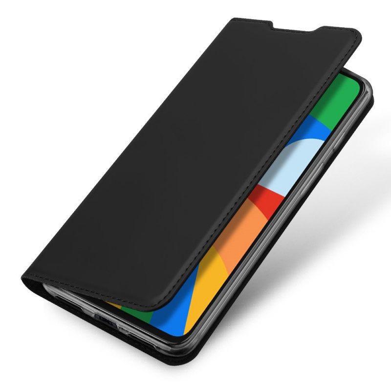 Læder Cover for Google Pixel 5 Sort Pro Dux Ducis Hud