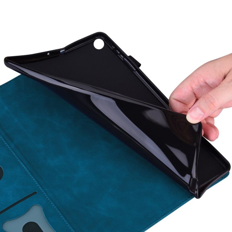 Case Samsung Galaxy Tab S9 Plus Telefon Etui Med Udvendig Lomme Og Kugleholder