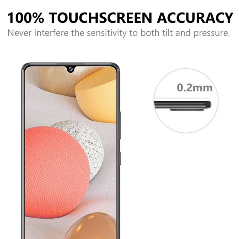 Beskyttelse Mod Buet Kant Hærdet Glas Til Samsung Galaxy A42 5G Skærmen