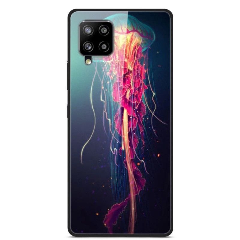 Cover for Samsung Galaxy A42 5G Blæksprutte Hærdet Glas